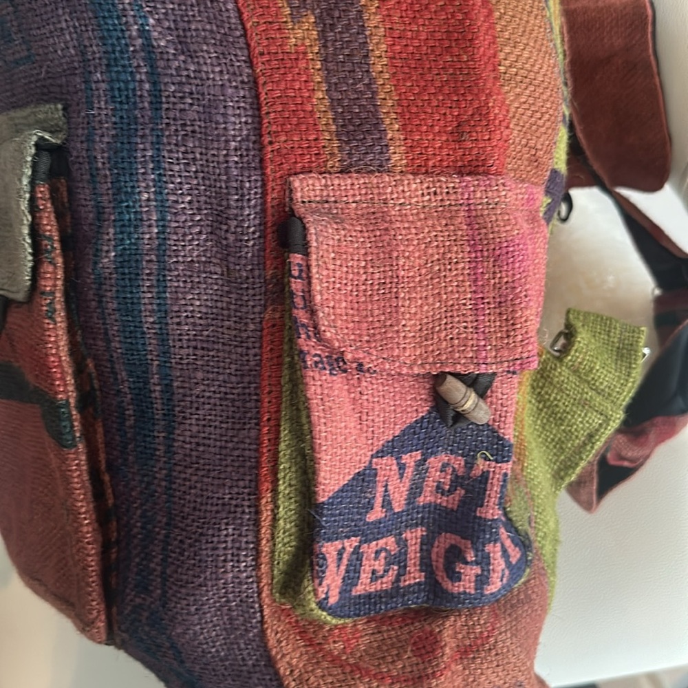 Dydaktik Up Cycled Boho Patchwork Backpack. - image 7